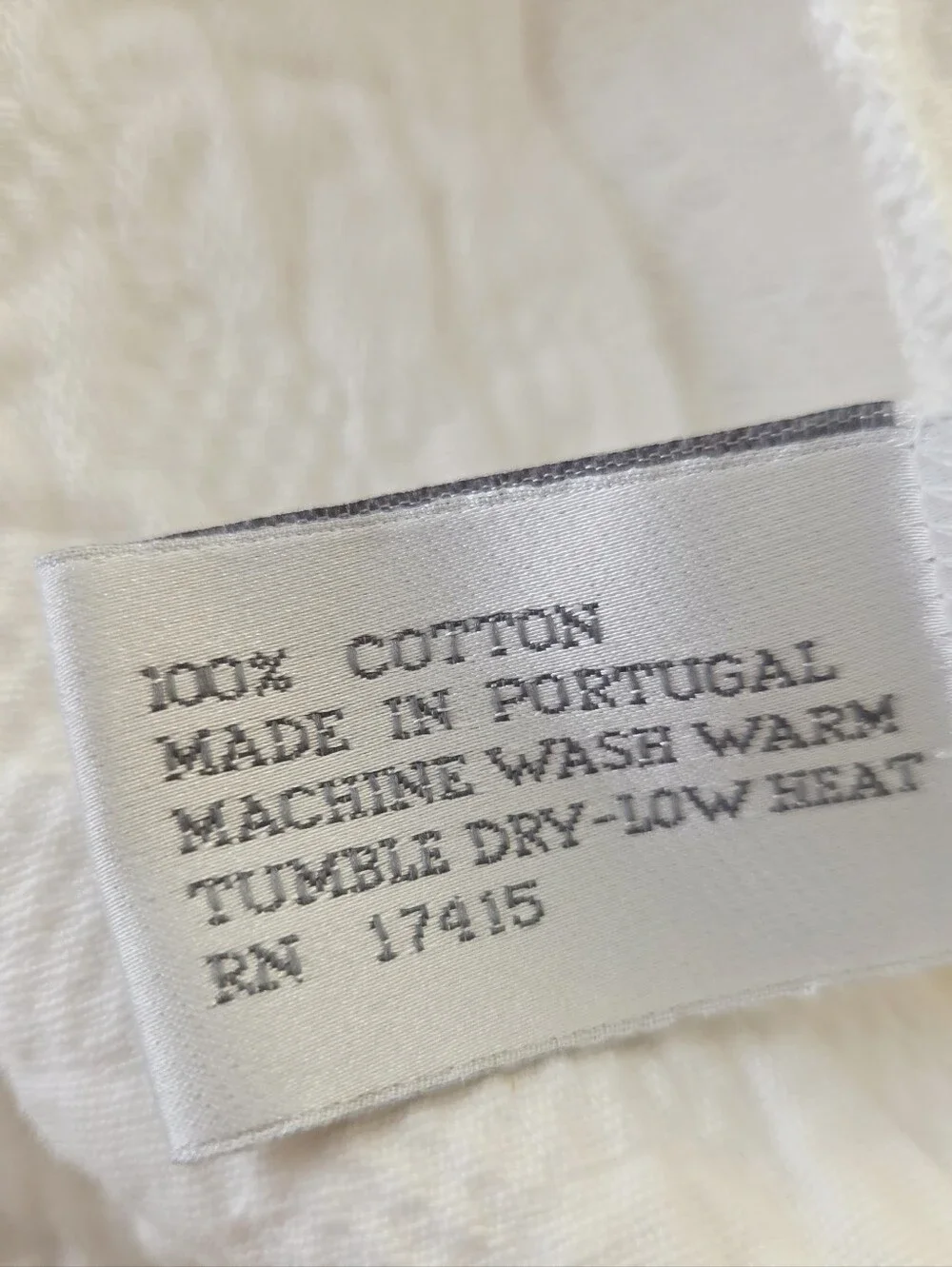 SFERRA 100% Cotton White Alice Coverlet + 2 Euro Shams With Scalloped Edges